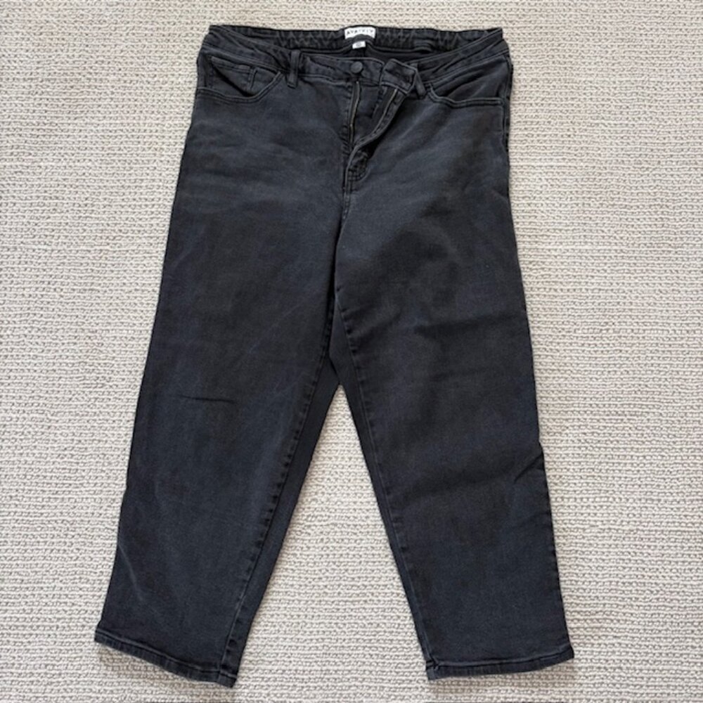 Ava & Viv Black Denim Jeans in Size 20W